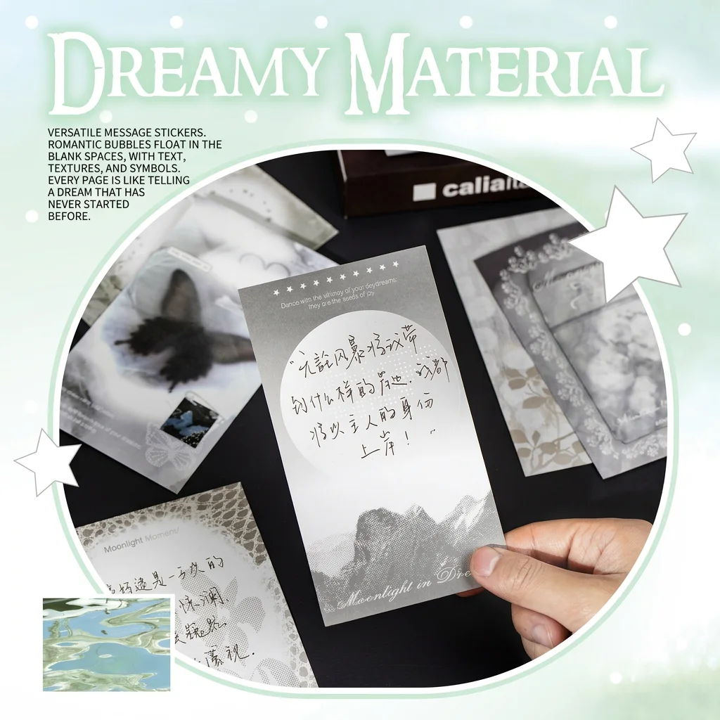 Decorative Craft Paper Flexible Printing Scrapbooking Paper Diy Card Paper Dreamcore For Journaling Scrapbooking Ita Bag