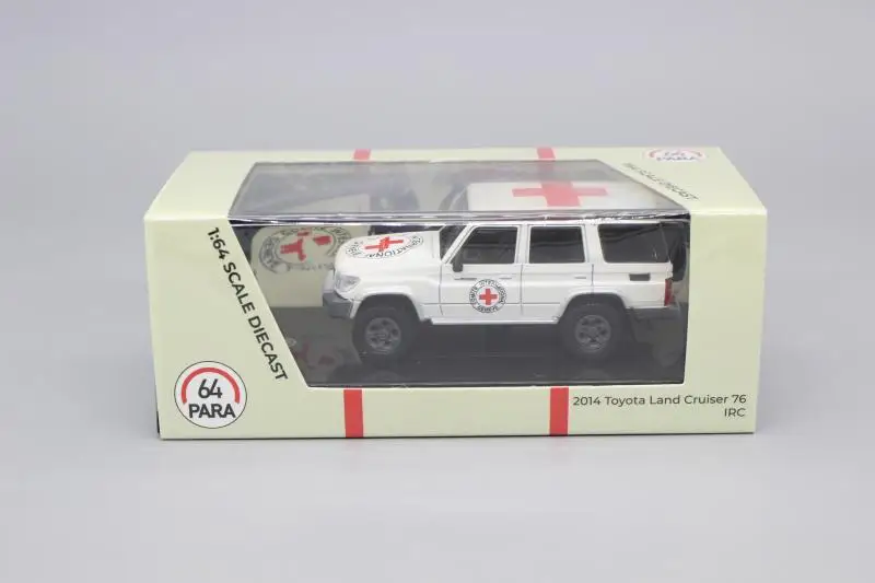 PARA64 1:64  Toyota Land Cruiser 70 series white Limited collection of die-casting alloy car models