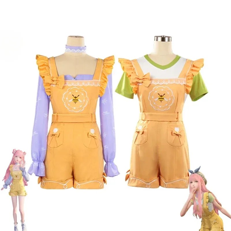 

In Stock XS-2XL Nikki Cosplay Rompers Anime Game Infinity Nikki Cosplay Cotume Halloween Party Outfits for Women