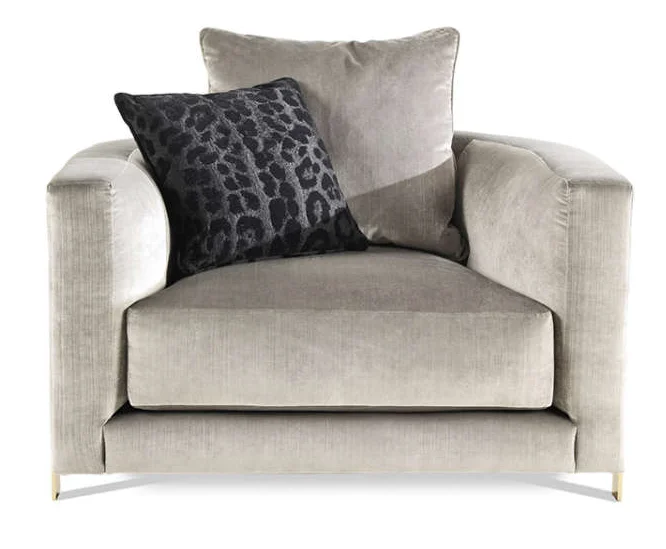 

NEW in 2022 Modern living room cloth metal single sofa