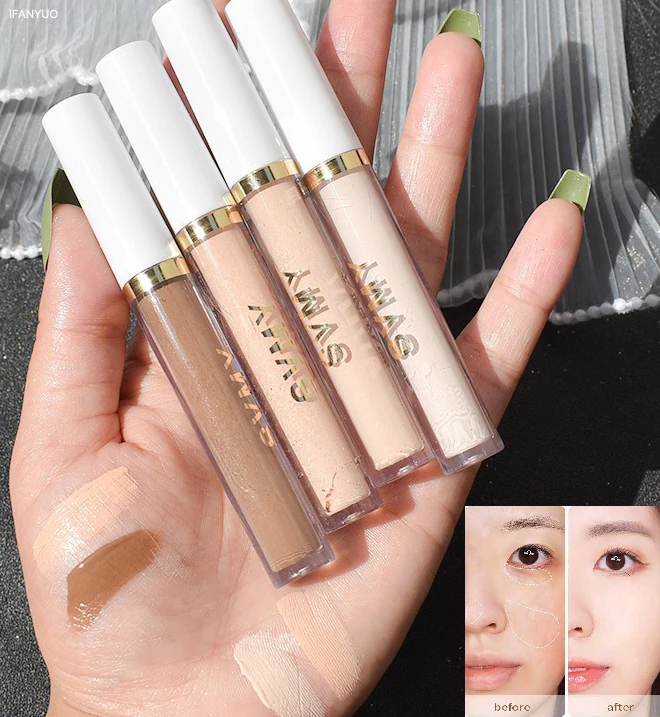 Fond de teint liquide crème correcteur haute couverture imperméable à l'eau hydratant longue durée Contour couverture taches cernes cosmétiques