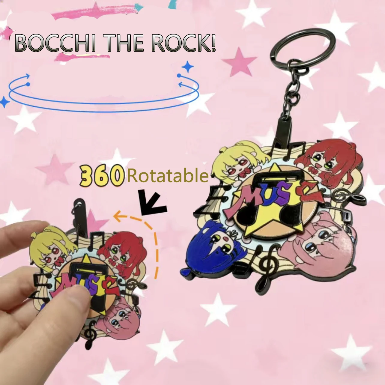 Anime BOCCHI THE ROCK! Cosplay Cartoon Pendant Hitori Gotoh Ryo Yamada Ikuyo Kita Nijika Ijichi Plush Backpack Stuff Gifts