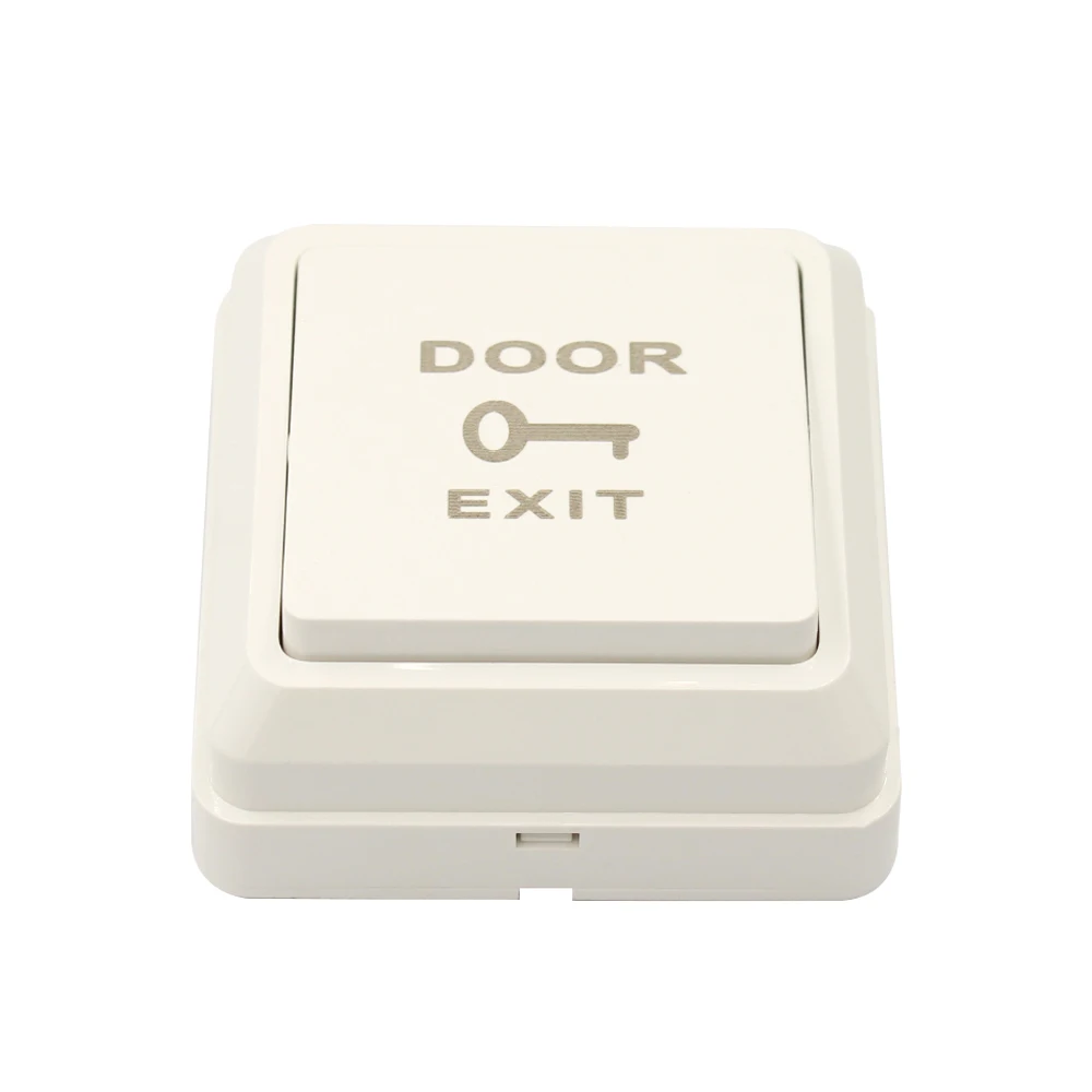 69*69mm DC12V Door Exit Button Release Push Switch with Box surface mounted for access control system Electronic magnetic Lock