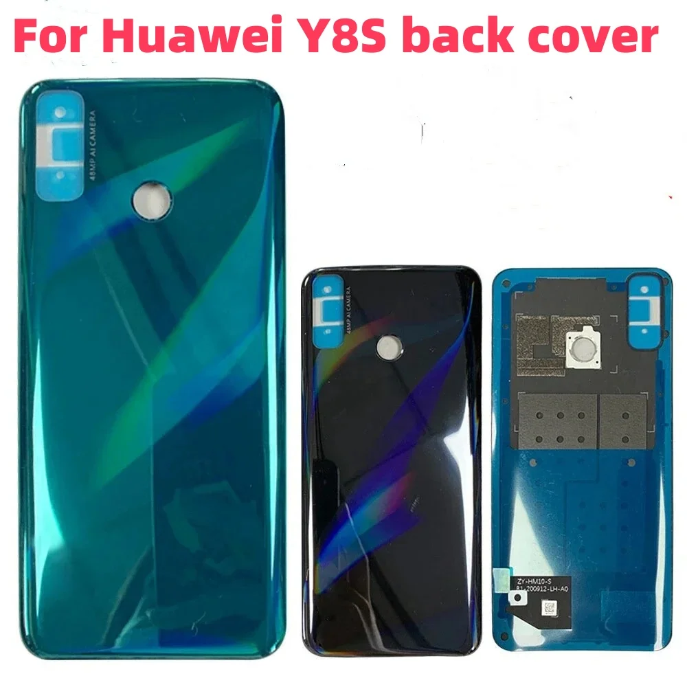 Back cover  For Huawei Y8S Battery Cover Back Glass Panel Rear Housing Door Case Replacemen