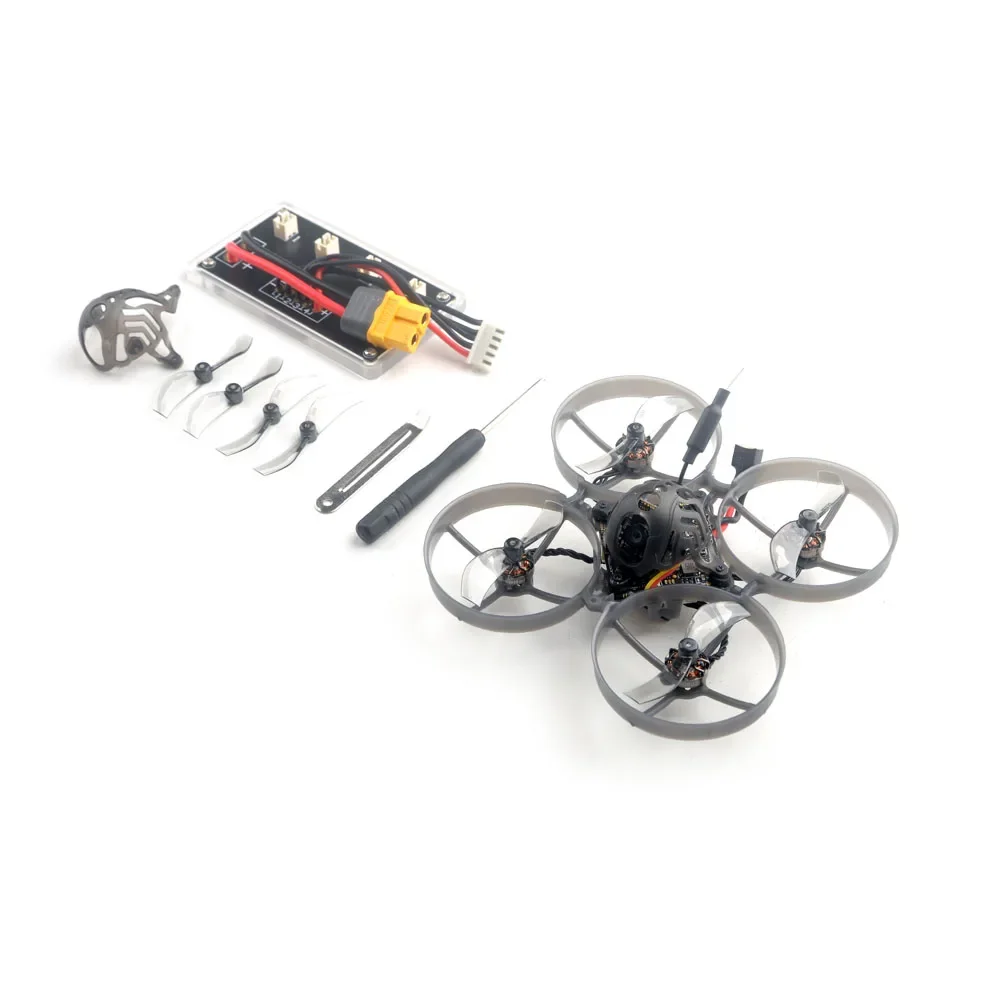 

HappyModel Mobula7 1S X12 5in1 AIO Flight Controller BLHELIS 12A OPENVTX 400mW Runcam Nano3 RS0802 KV20000 1S 75mm FPV Tinywhoop