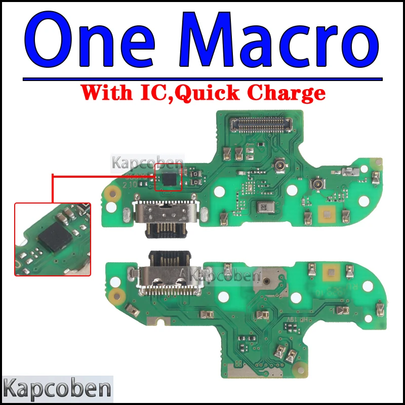 Usb Dock Charger Connector for Motorola Moto One Action Vision Fusion Hyper Macro Power Plus Charging Board Module Flex Ports