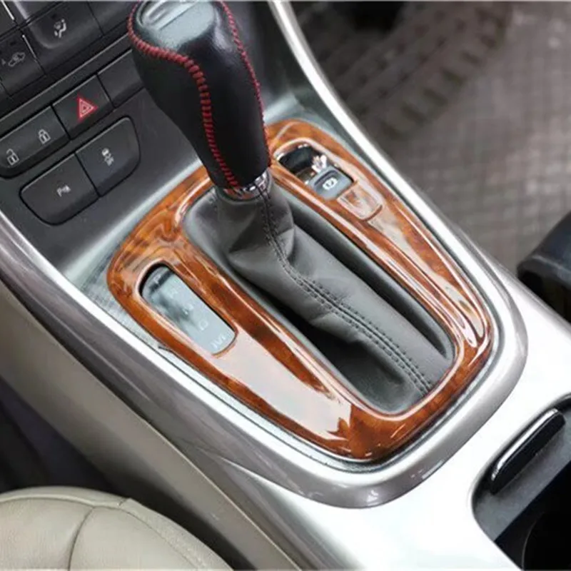 Carbon Fiber ABS Car Gear Shift  Box Panel Trim Cover Sticker Fit For Chevrolet Malibu 2012 2013 2014