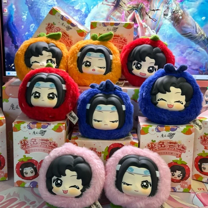 أصيلة مو داو زو شي الفاكهة سلسلة V1 قلادة صندوق أعمى اللعب وي Wuxian Lan Wangji Mdzs نموذج لجسم Keychian صندوق غامض هدية #2