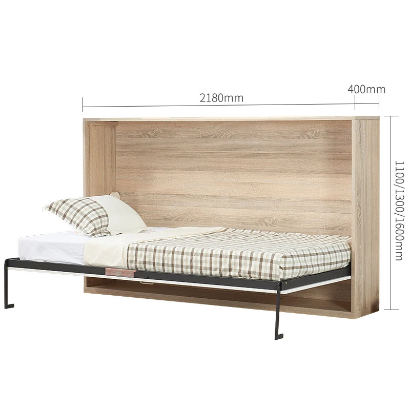 Modern design fold-down wall bed vertical horizontal folding hiding Murphy bed