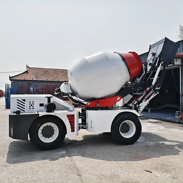 China Mobile Self Loading Ready Mix Concrete Mixing Truck Concrete Mixer Truck