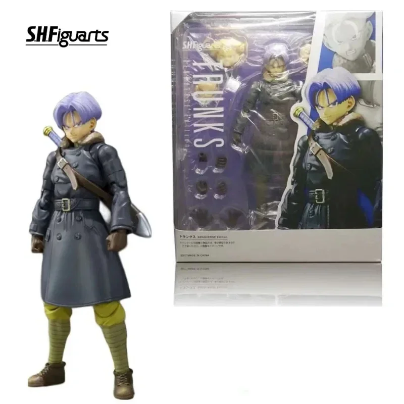 Figurines d'action Dragon Ball, S.H.Figuarts, Shf, Son Trunks de Vegeta, Édition Xenoverse, Jouets de collection finis, Cadeaux animés, En stock