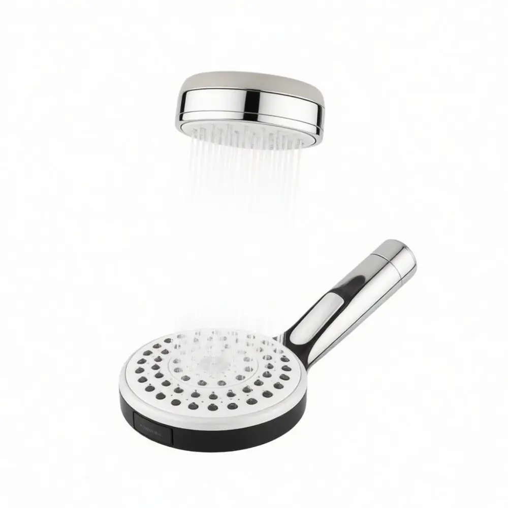 Replacement Shower Head Large Hole Handheld Sprayer Bathroom Fixture Modern Style For Household Water Heater Use