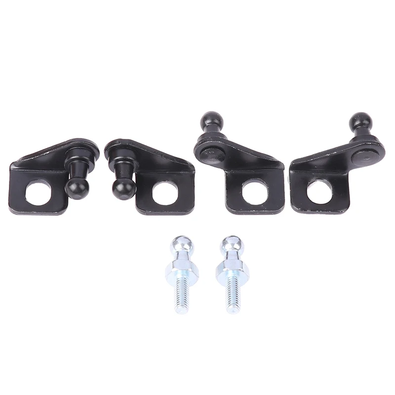 1Pair Universal Car Ball Stud Gas Shock Struts Mounting Bracket for Gas Spring Struts Lift Support Shock Carbon Steel