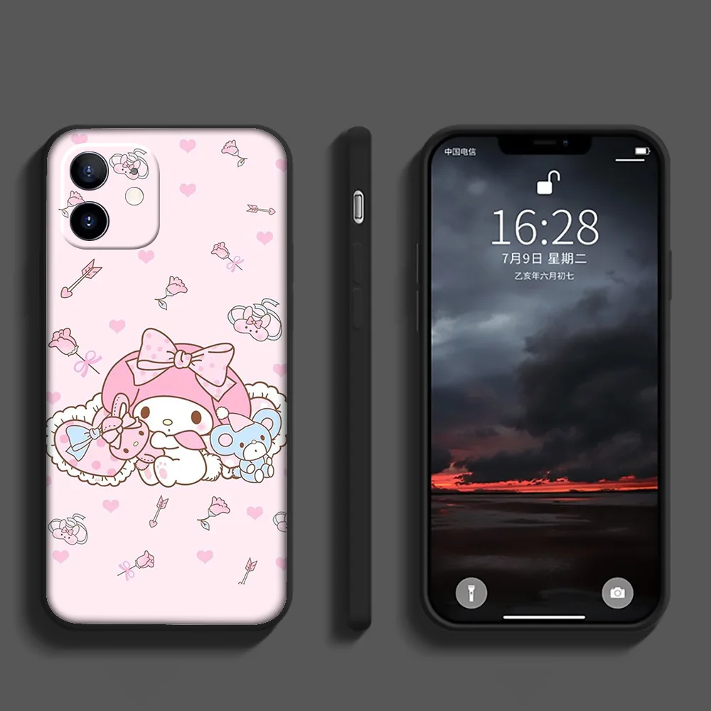 F-124 casing ponsel baru kartun My Melody untuk Samsung Galaxy S20 Lite S7 A8 A9 A21s M21 A31 M31 M51 Plus 2018 Edge