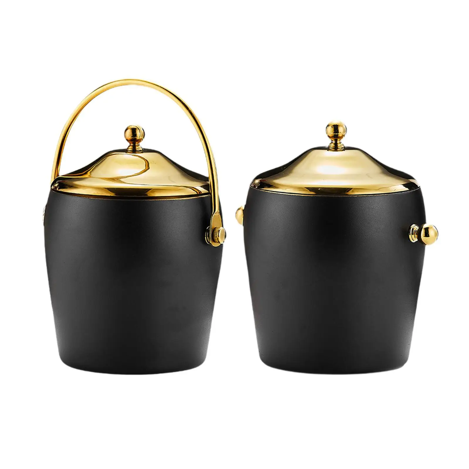 Ice Bucket Storage Bucket with Lid Drink Tub to Carry Beverage Cooling Bucket Beverage Tub for Champagne Bottles Hotel