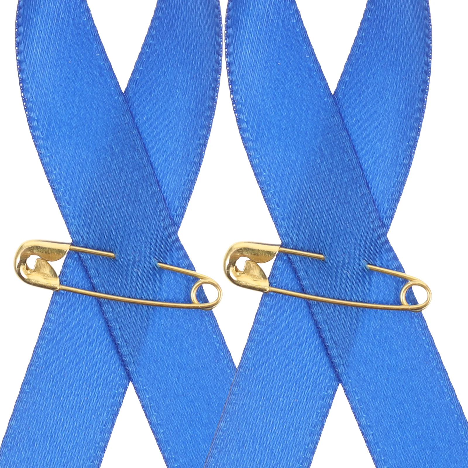 

100Pcs Gratitude Ribbon Pin Charity Brooch Fabric Badge Breastpin for Public Welfare Awareness Concern Love Ribbon Pin