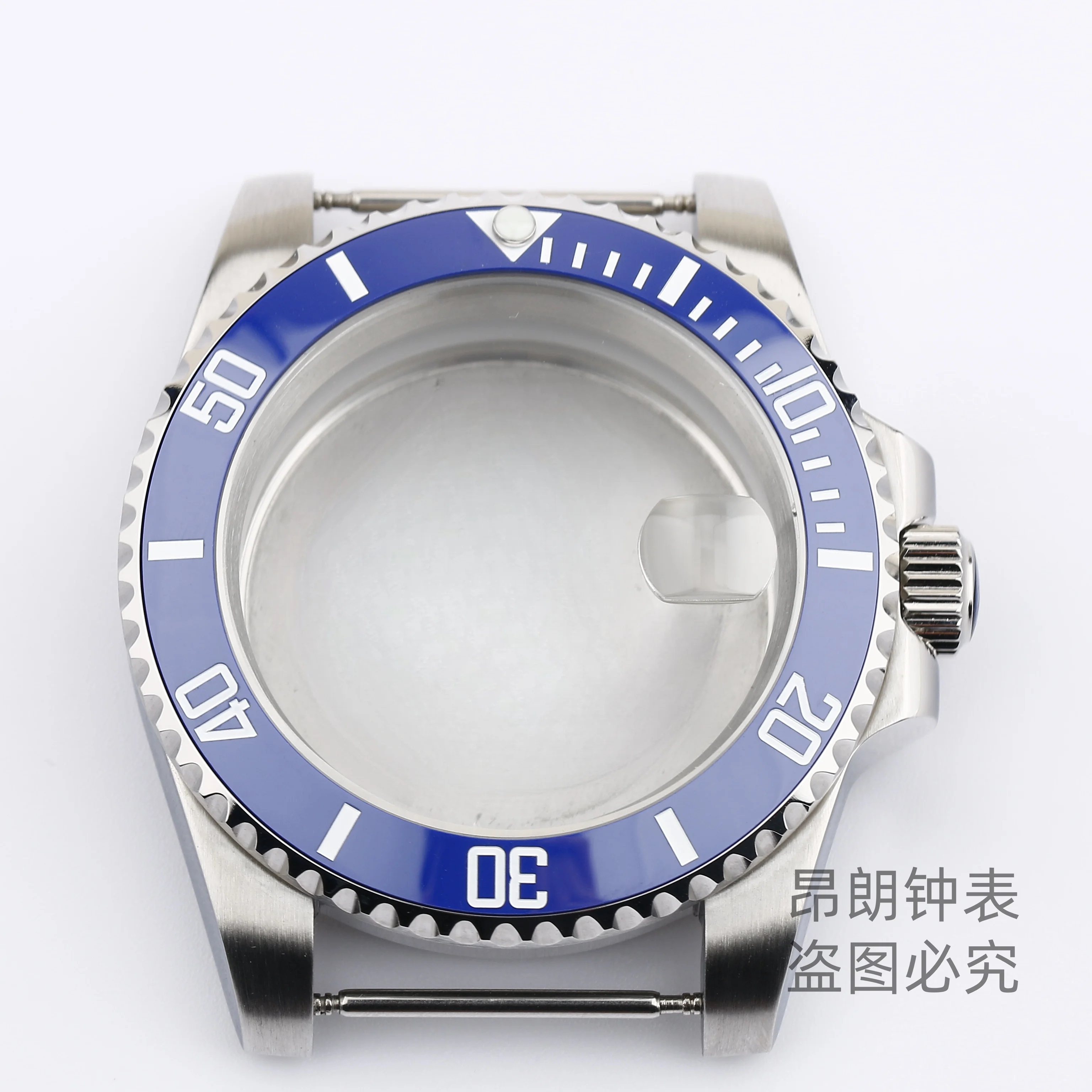 Submariner NH34ดำน้ำ40มม. NH35 NH36 316L สแตนเลสสตีลคริสตัลแซฟไฟร์ปัดด้วยด้านขัดนาฬิกาผู้ชายกลไก