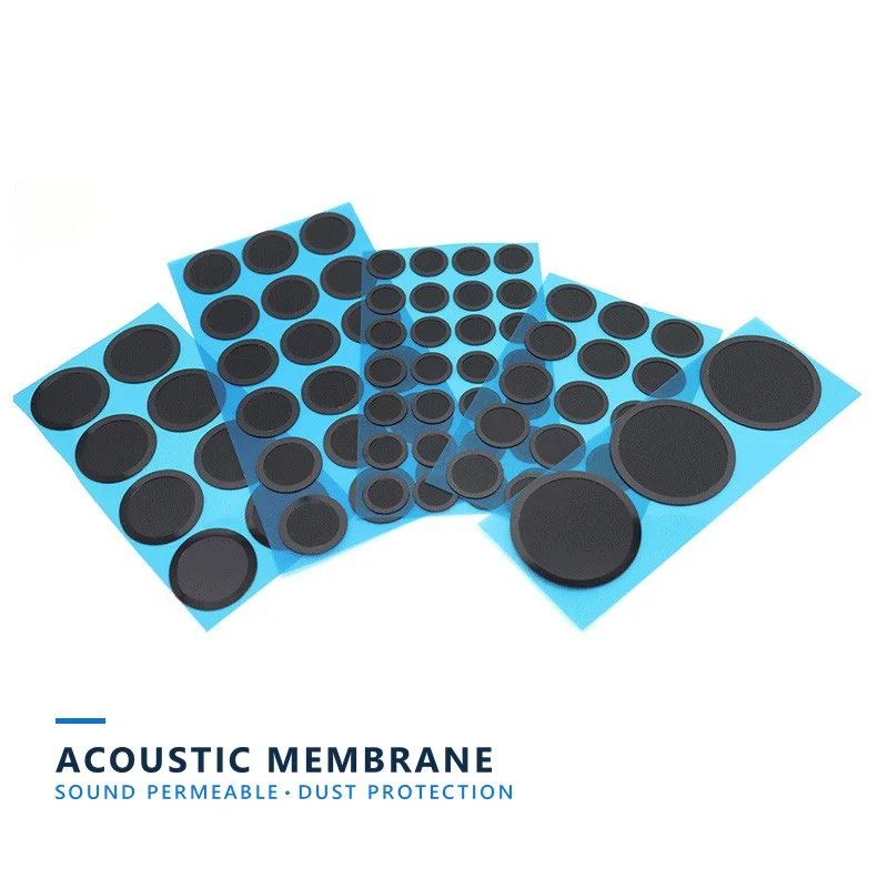 IP67 Waterproof Acoustic Membrane Adhesive Vent Sticker Sound Permeable for MEMS Microphone Speaker Custom Size