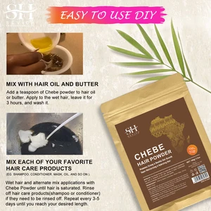 Sevich 100% Cheb Powder Effektives Haarwachstum verbessert die Haardichte Nähre Follikel schnell Wachstum Haarprodukt 100g 9 Hauptverkaufspulver von Chebe - №4