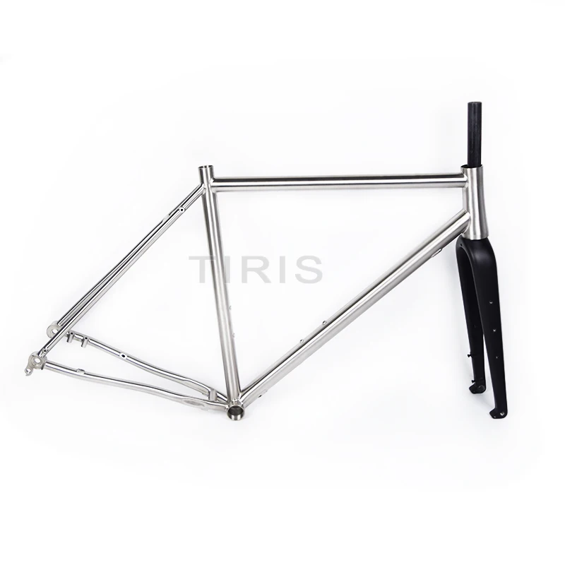 TIRIS-CC1  Bike Frameset, Gravel Cyclocross Frame and Fork, Bicycle Framework, 700C /29 '', Accessory Parts
