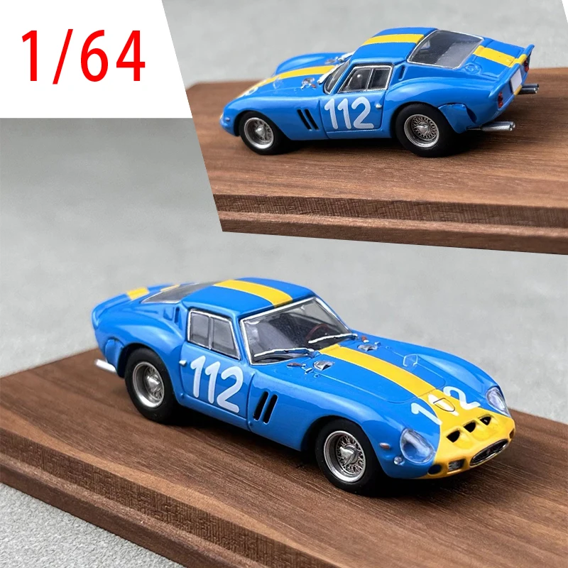 

Finclassically 1:64 Diecast Model Car Ferrari 250 GTO Alloy Model Car Toys for Boys Original Box