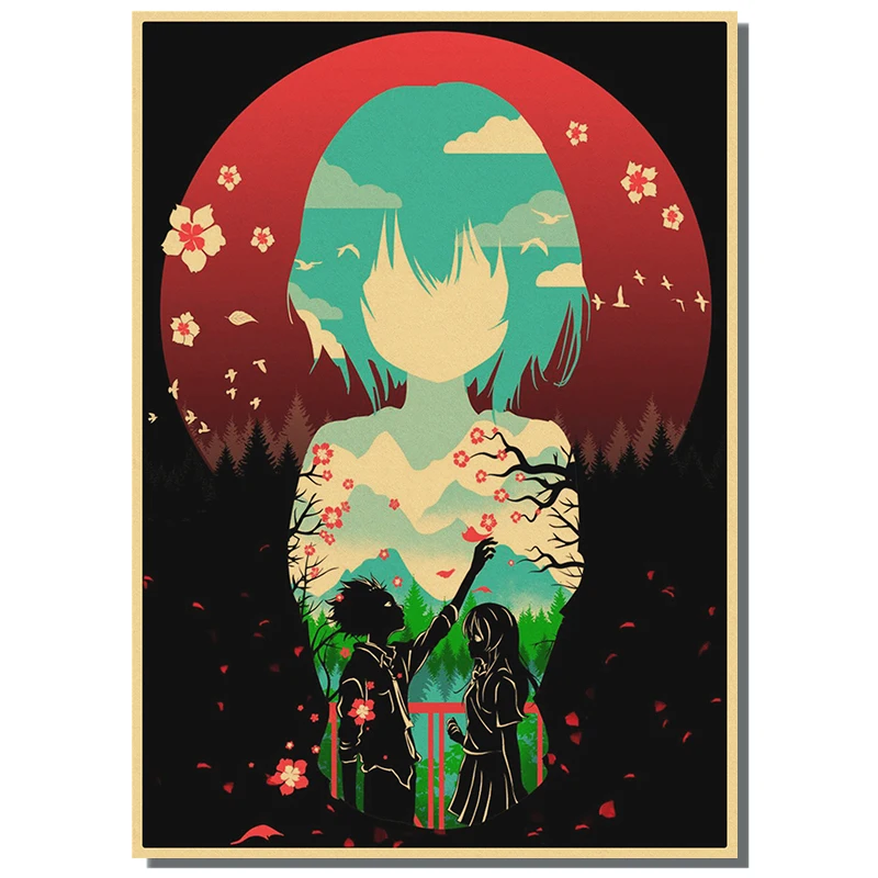 Anime TV originality Retro Poster Kraft Paper Posters Vintage Home Room Bar Cafe Decor Aesthetic Art Wall Painting 4K HD