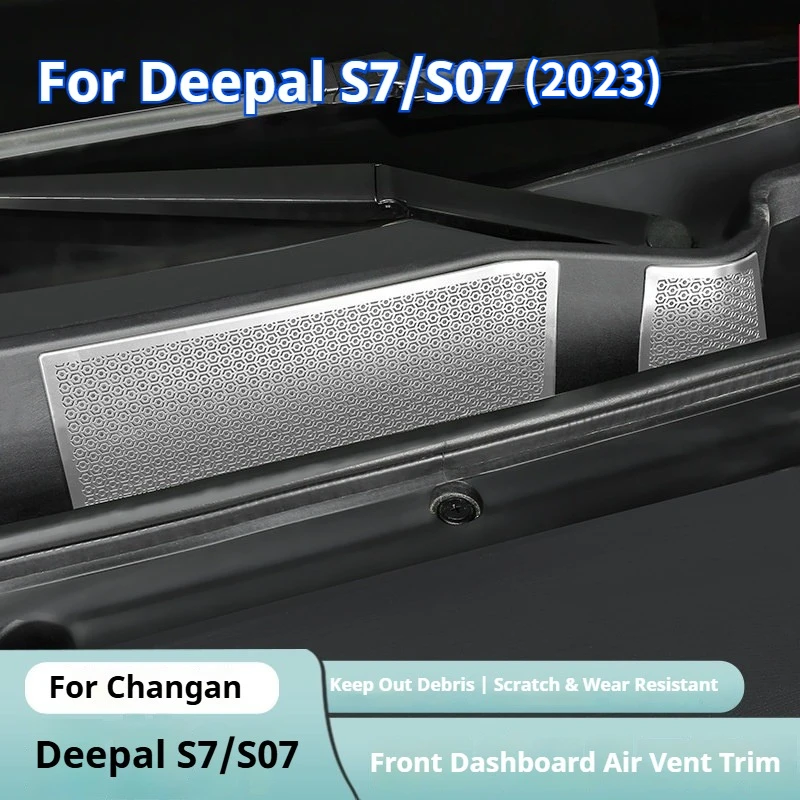 For Changan DEEPAL S7 S07 2023 Car Front Engine Compartment Intake Protective Cover Anti Blocking and Insect Proof Net Accessory
