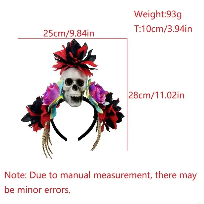 77 HE SKELLE SKULL SKULL SKULL SKELLETON MAND Band pour les fêtes costumes d'Halloween l'événement effrayant avec une pour