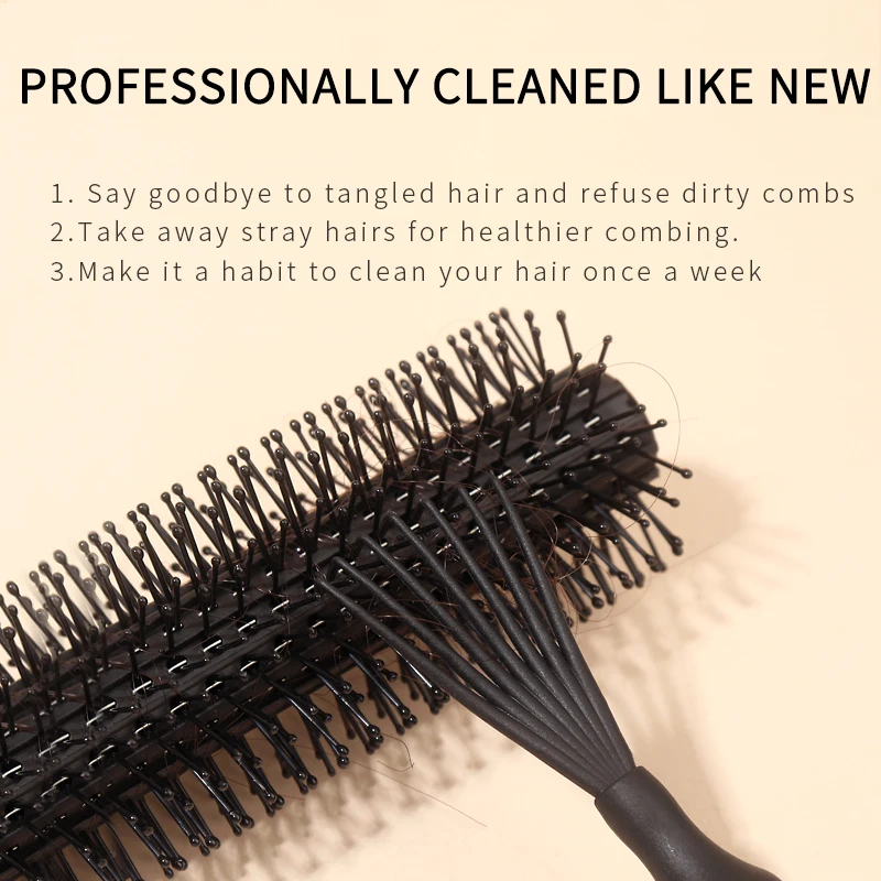 Hair Brush Cleaner ToolCleaning ToolComb CleanerHair Brush Cleaning CombMini Hair DirtFor Home and Salon Use