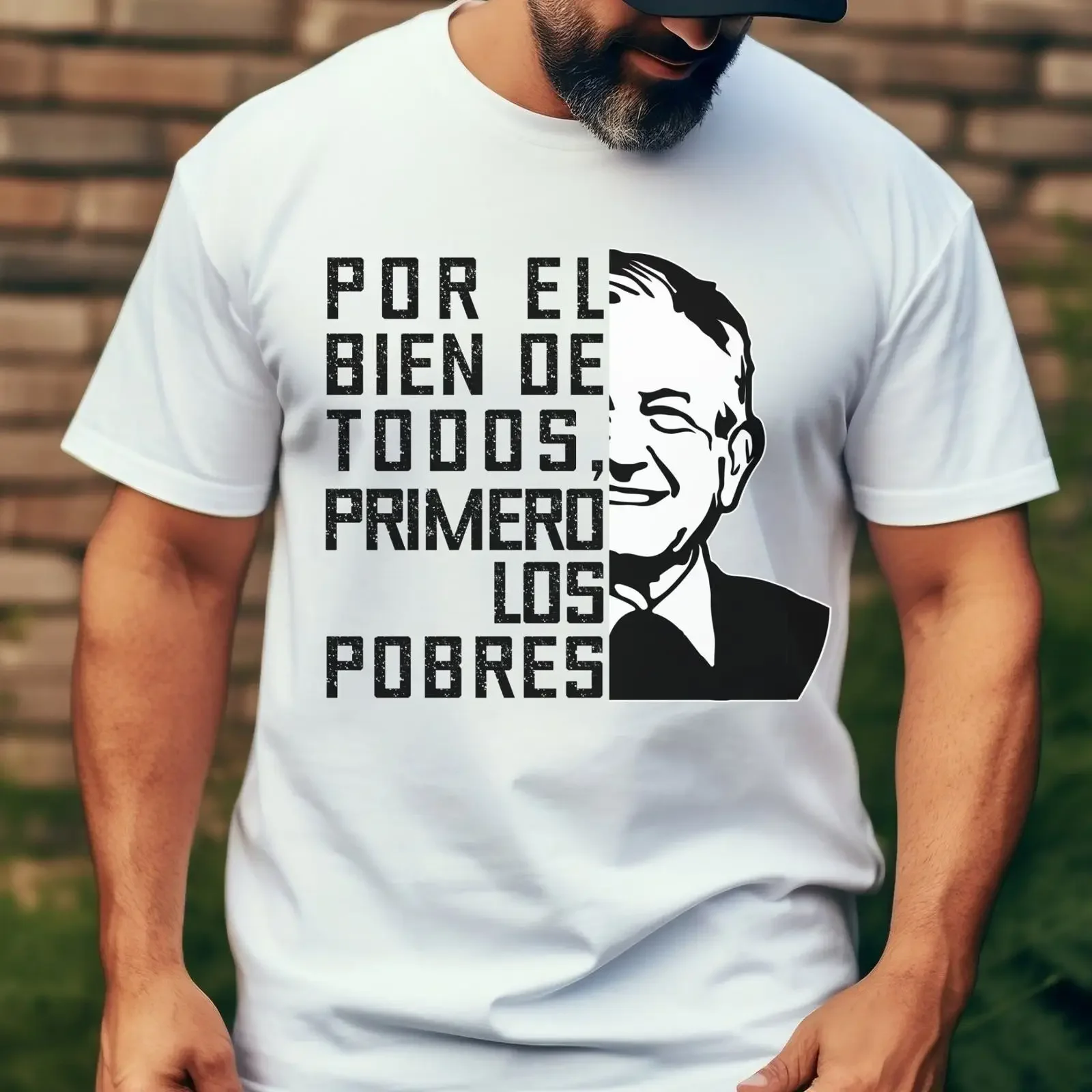Amlo quote Mexican phrases T shirt Lopez Obrador AMLOVER President of Mexico shirts vintage Washed streetwear Slightly