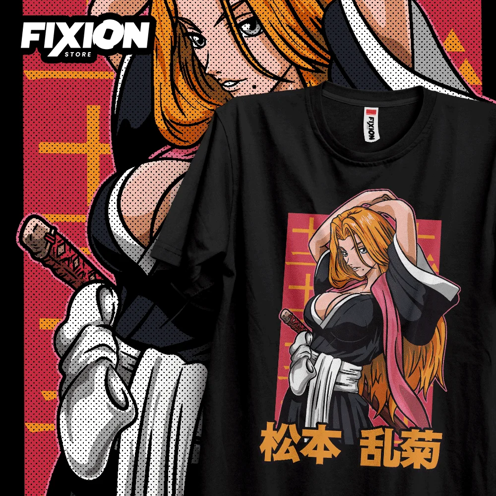 Bleach – Rangiku Matsumoto Anime T Shirt Manga Gift For Anime Lover All Size Cotton