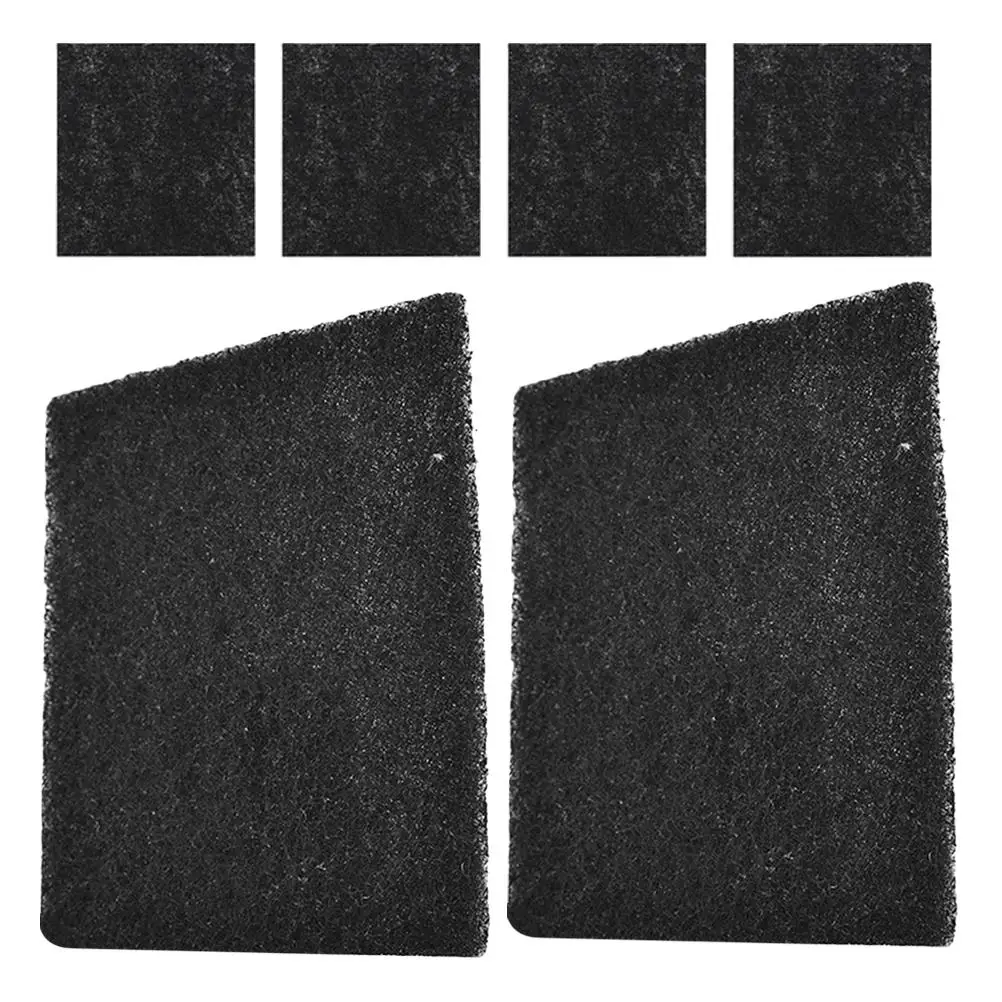 

6 PCS Filter Cat Litter Mat Activated Carbon Charcoal Odor Absorbing Refills Bag