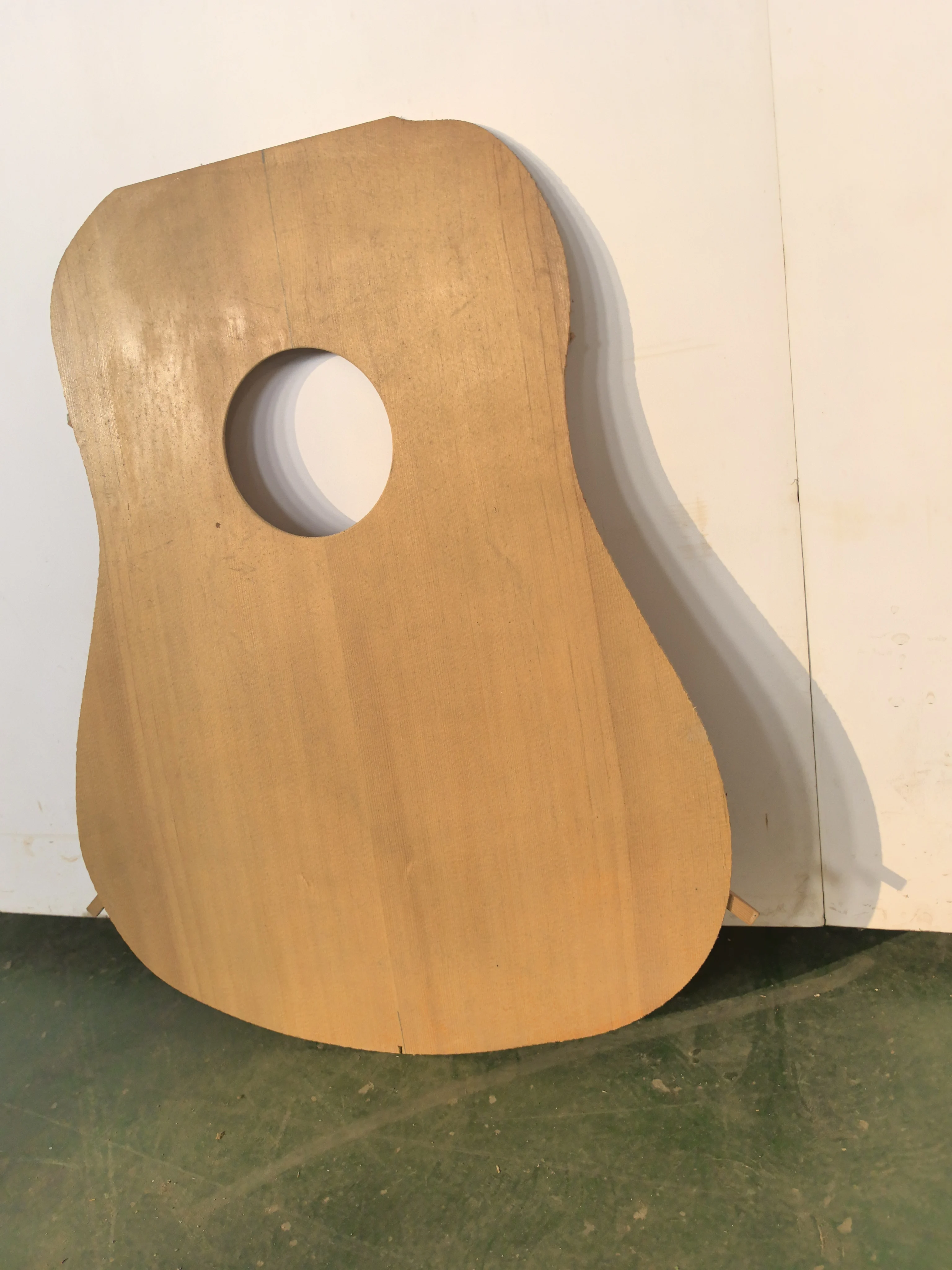 Single guitar backboard, guitar making material, 41 inch guitar, 1 piece