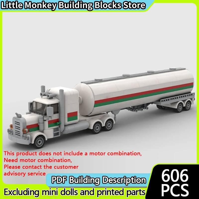 

Конструктор City Car Model MOC: Американский Тяжелый Танкер (Полумодульная Технология) – Подарки для Детей на Праздники, Набор для Сборки Игрушек