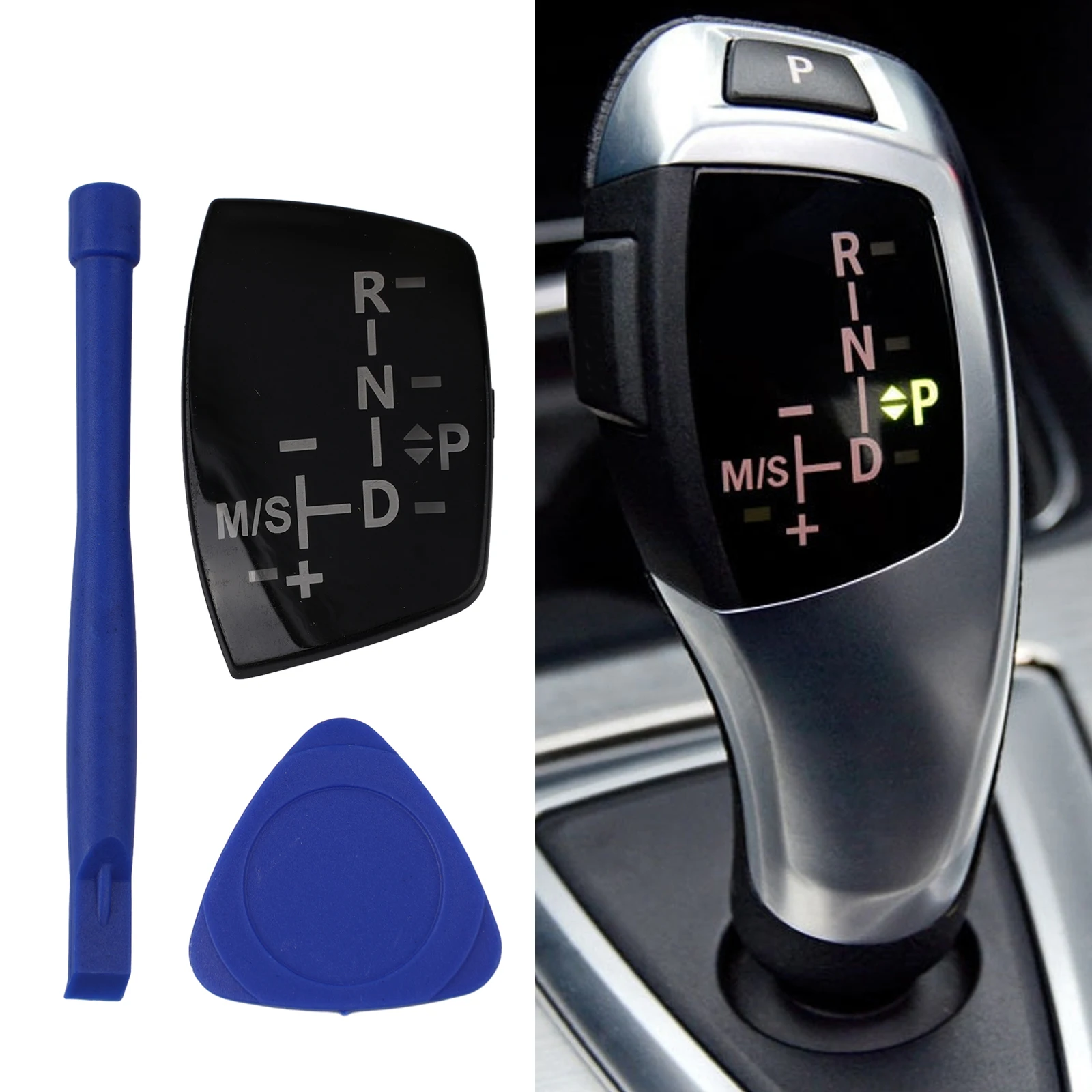 Panel Sticker Gear Button Accessory Set Button Key Cap Shift Knob For BMW F01 F10 F30 F35 X1 X6 High Quality Practical To Use