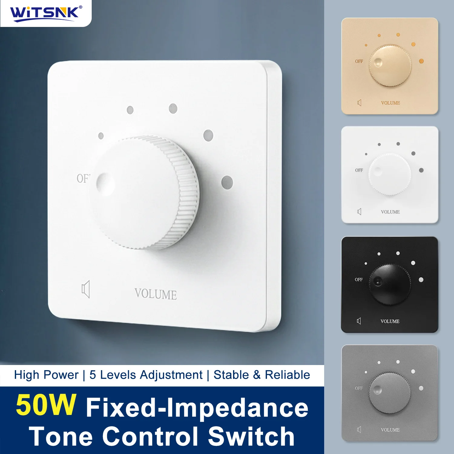 Home Office Background - 50W Fixed Impedance Wall Mount Volume