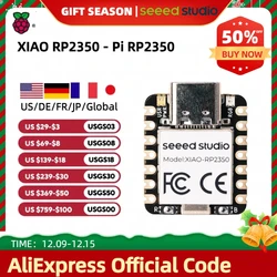 RP2350 XIAO-라즈베리 파이, RP2350, RP2040, ESP32C3, ESP32C6, 마이크로파이썬 레디, 520kB SRAM,19 GPIO, 27mA, 온보드 RGB LED