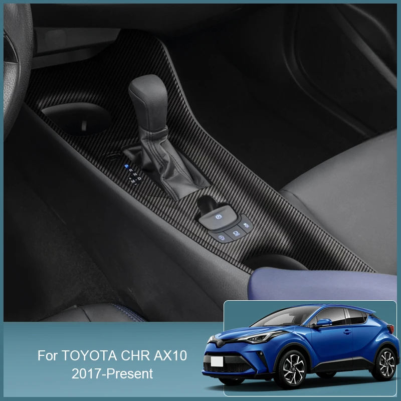 Car Interior Sticker For For Toyota CHR AX10 2017-2025 Lifting Window Panel Decal Gear Steering Wheel Protective Film Accessory