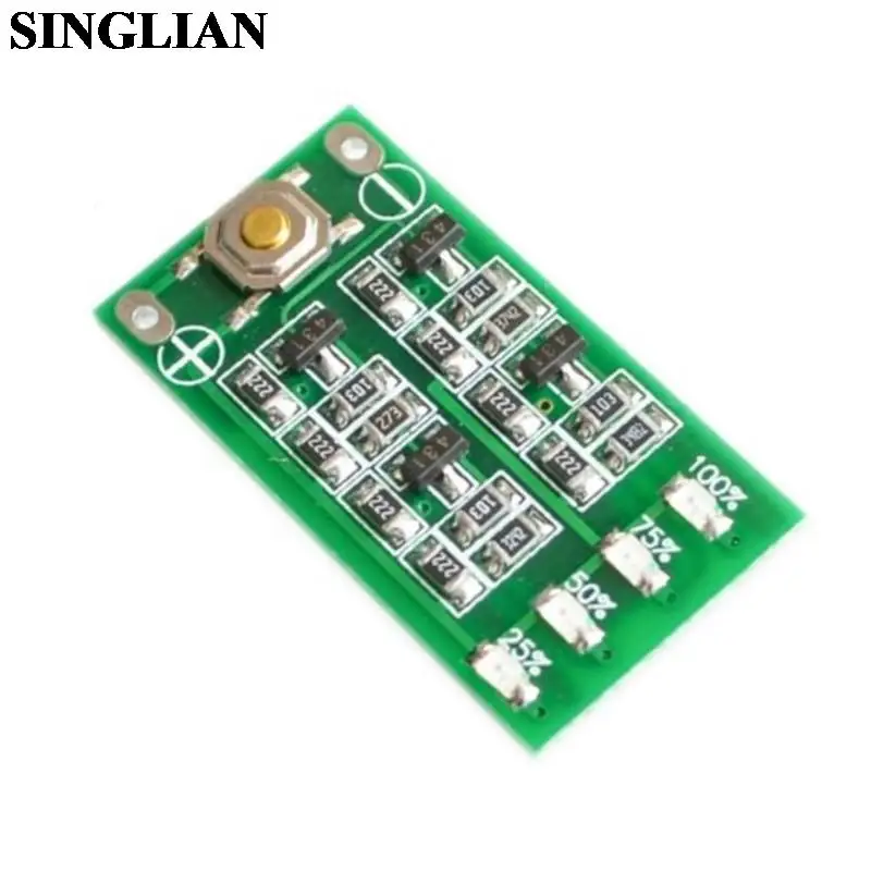 3S 11.1V 12V 12.6V Lithium Battery Power Display Panel Module Power Display Board
