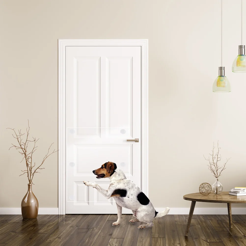 Pet Door Scratch Shield Tpu Heavy Duty Clear Protective Cover for Walls Doors Furniture Noise Reduction 45x120cm