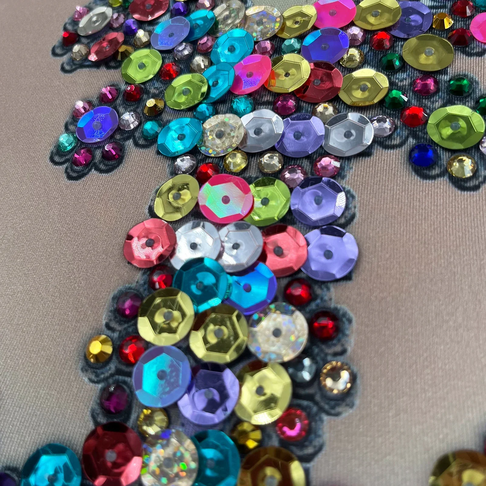 ใหม่ผู้หญิงเลื่อมบอดี้สูทพู่สีสัน Rhinestone เซ็กซี่นักร้องนักเต้นแสดงเวที club Party วันเกิดสวมเครื่องแต่งกาย