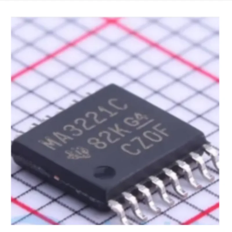 10PCS MAX3221CPWR New Original RS‑232 Transceiver TSSOP‑16 SMD Serial Port Interface IC Electronic Components In Stock