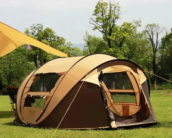 Thickened Oxford Camping Tent Fully Automatic Portle Outdoor Foldle Style Rainproof Sun Protection Availle