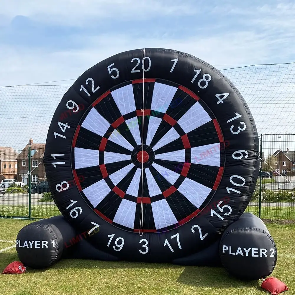 Free Ship Outdoor Activities Giant Interactive Inflatable Dart Board Inflatable Soccer Darts Carnival Games For Sale