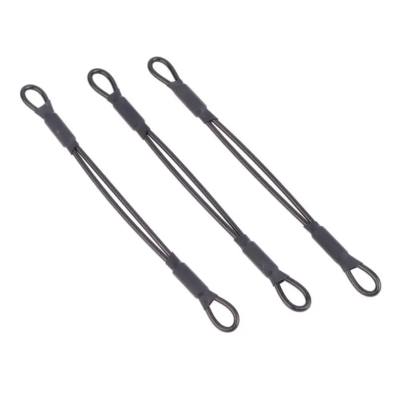 New 2/5/10Pcs Stainless Steel Helmet Anti-theft Lock Rope Security For Motorcycle Helmet Protector Rope Line Helmet Strap