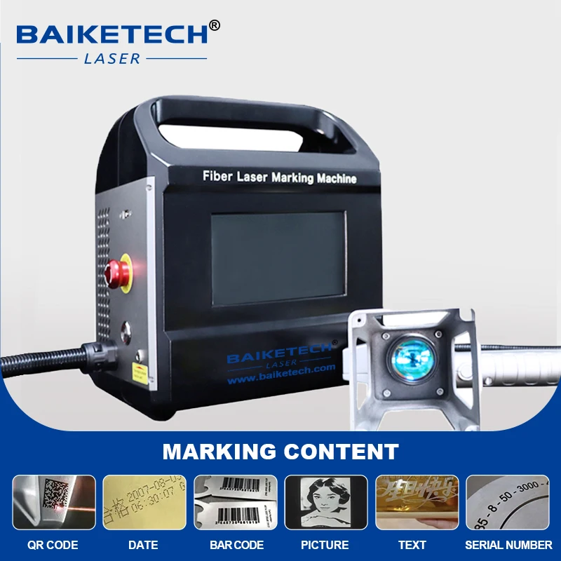 

20W/30W/50W MAX Handheld Portable Fiber Laser Marking Engraving Machine for Metal Stainless Steel Copper Aluminum