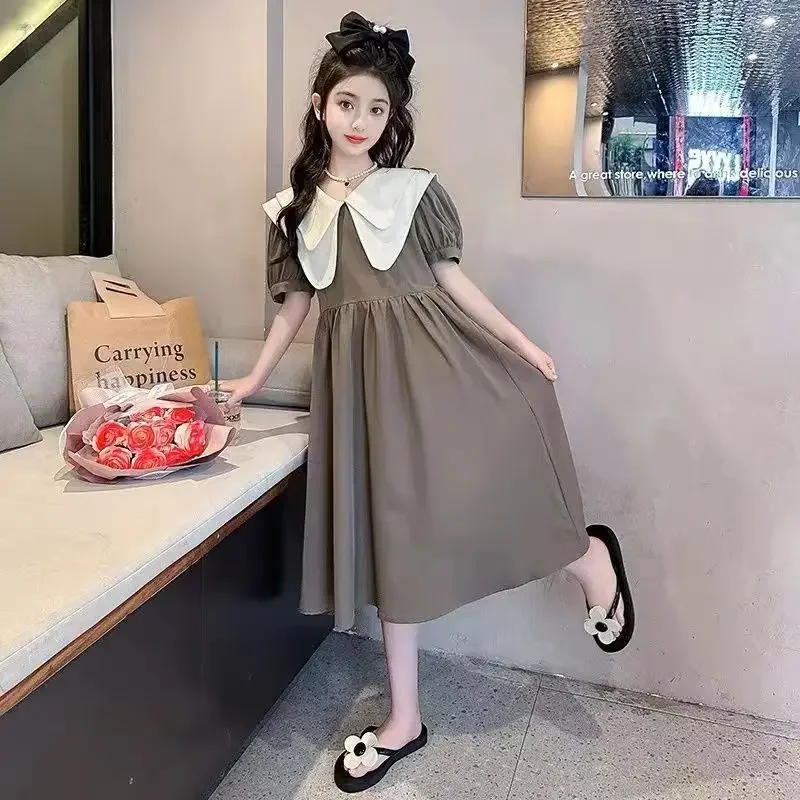 Girls Dress 2024 Fashion Princess Kids Ball Party Dresses Casual Children Clothes Birthday Dress For Girl Teen 8 10 12 14 Year