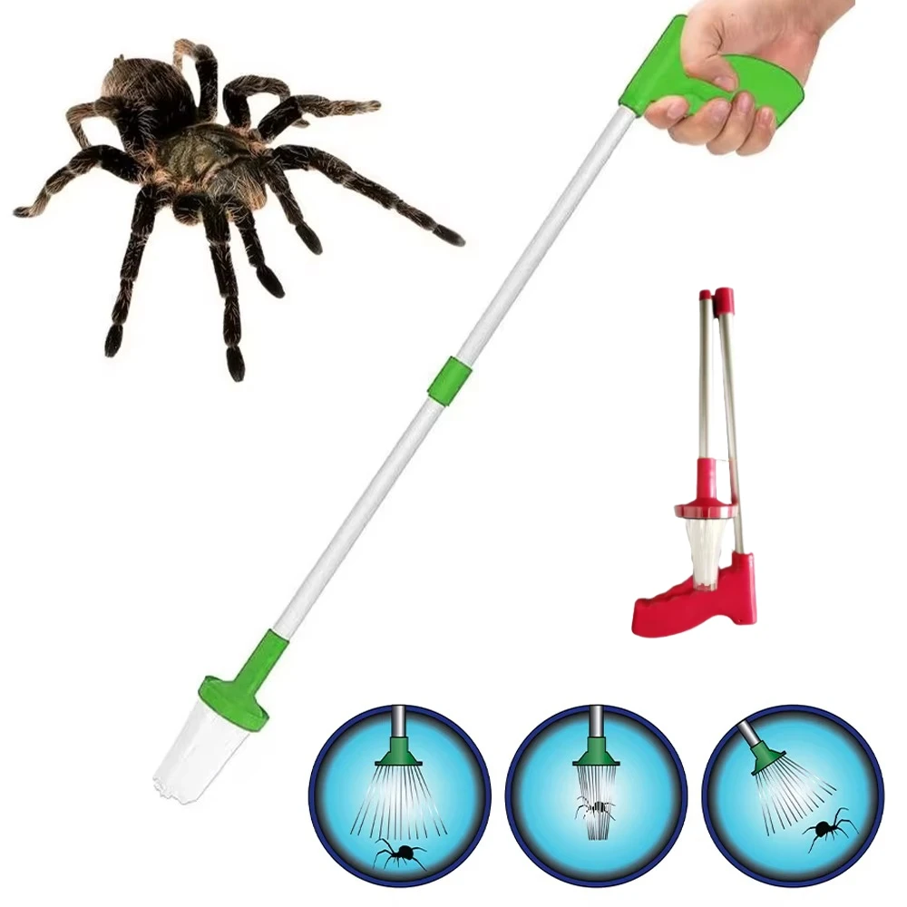 Foldable household tool spider catcher clip insect catcher cute catcher Abs household outdoor Traps