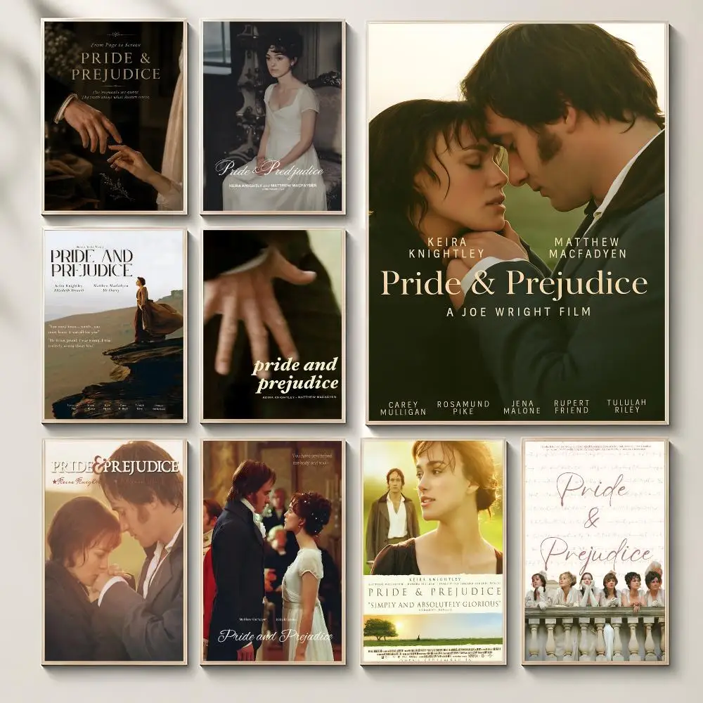 movie Pride & Prejudice Poster Poster HD Printing Comfortable and Fresh Style Wall Art Home Decor Living Room Cafe Gift