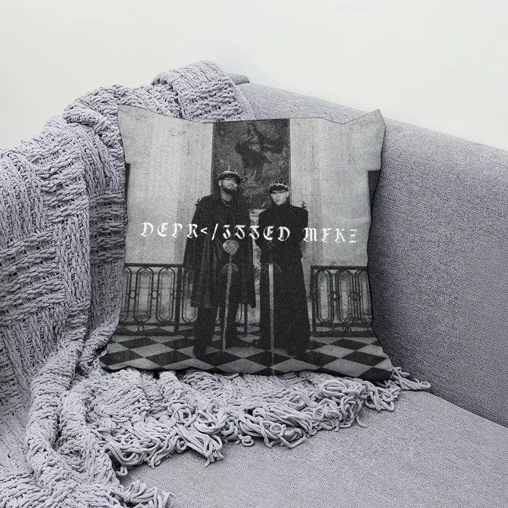 

Rapper J-Junior H DEPR 30x30cm 45x45cm Pillow Case Decor Protective Covers Comfortable Soft For Sofa Living Room Home Office
